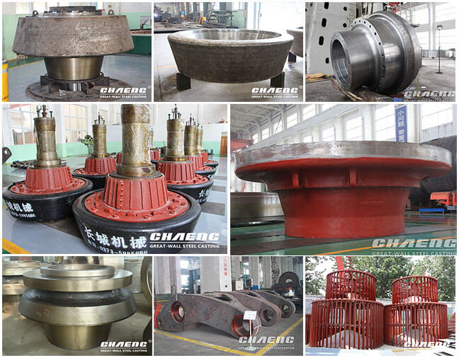 vertical roller mill spare parts