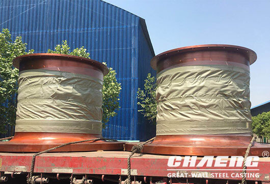 ball mill discharge trunnion