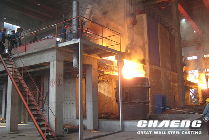 steel casting anvil block