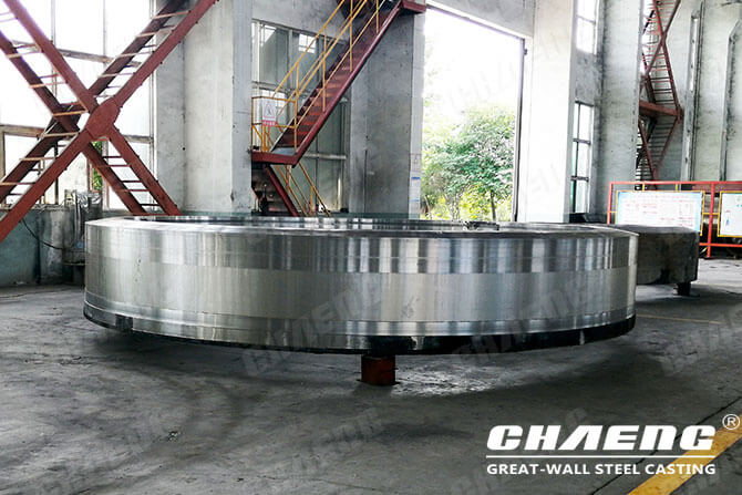 rotary kiln tyre cast steel material