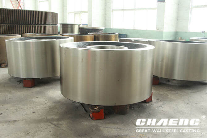 steel casting support roller for rotary kiln