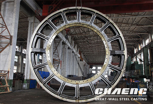 girth gear steel casting