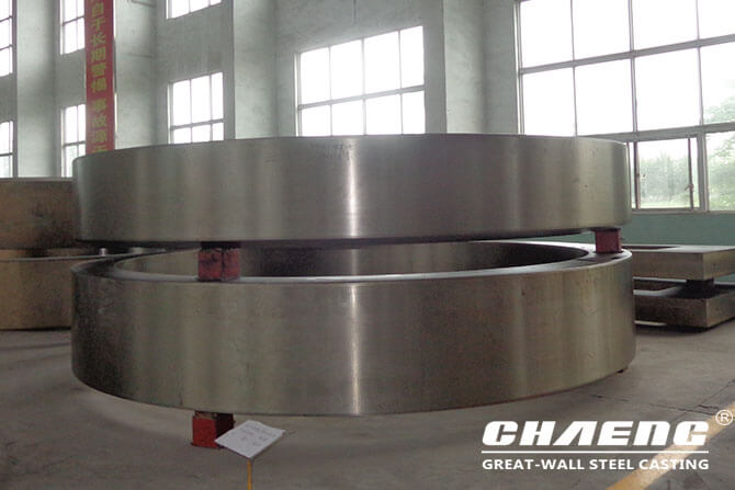 rotary drum tyre riding ring