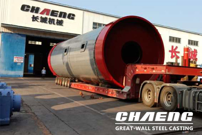 Ball mill shell manufactured by CHAENG