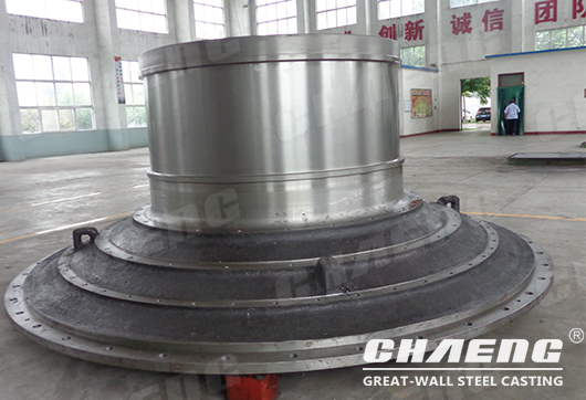 ball mill head, ball mill end cover