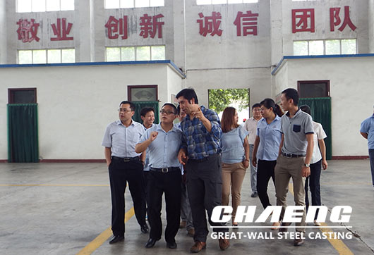 Chilean copper company visited CHAENG for slag pots