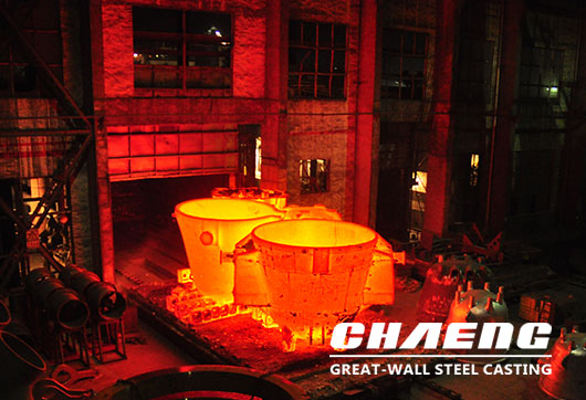 large steel casting manufacture process