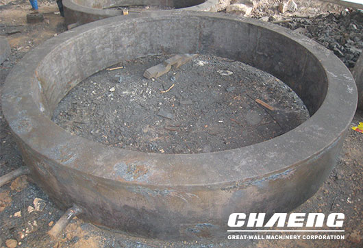 manufacturing casting rotary kiln tyres