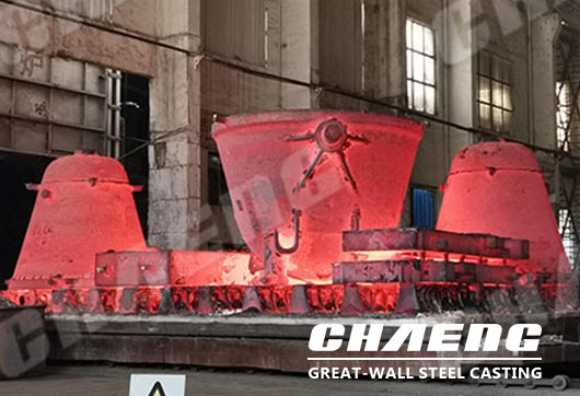 slag pot steel casting production