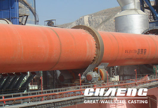 cement rotary kiln, kiln support roller